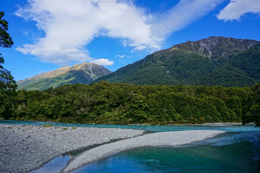 Unterwegs auf dem Haast-Pass