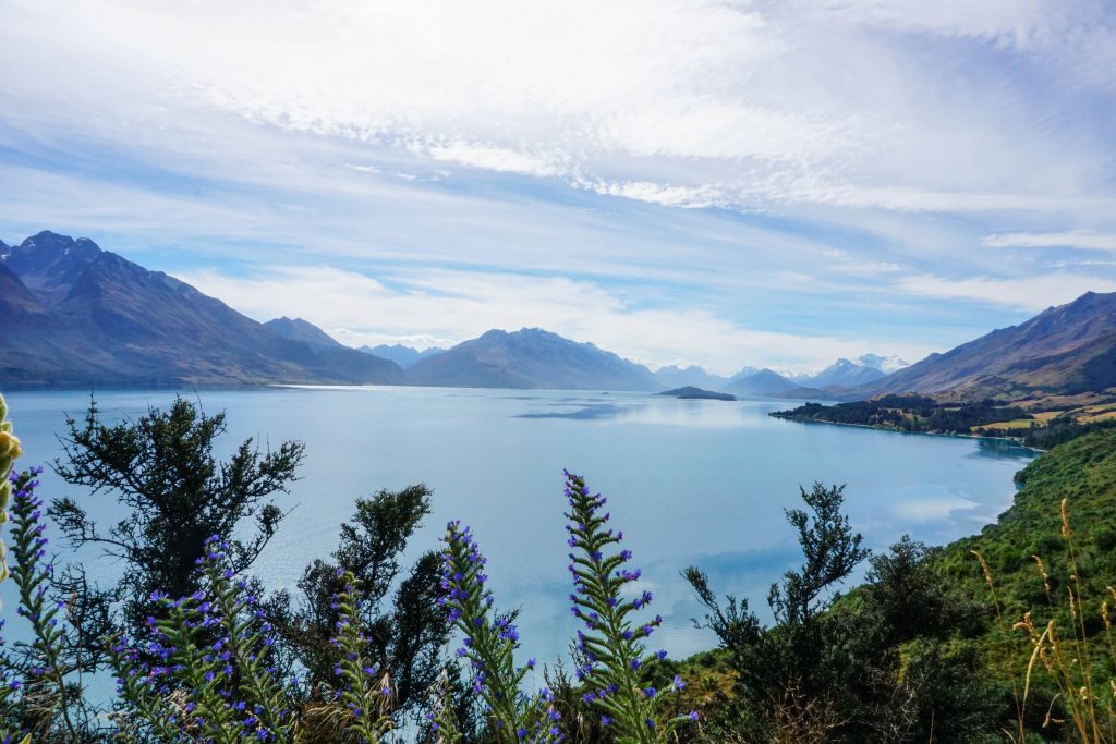 Strecke zwischen Queenstown - Glenorchy